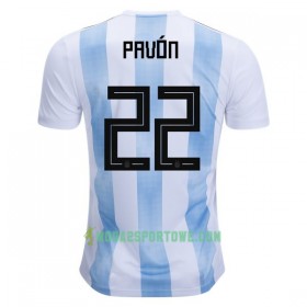 Koszulka Argentyna Pavon 22 Mistrzostwa Świata 2018 Domowe Stroje Piłkarskie